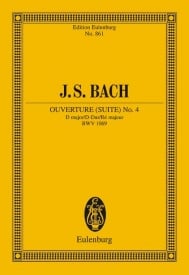 Bach: Overture (Suite) No. 4 BWV 1069 (Study Score) published by Eulenburg